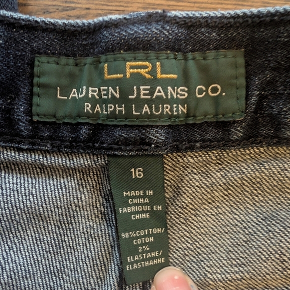 Vintage Lauren Ralph Lauren Y2K Jeans Size 16 - Picture 3 of 4